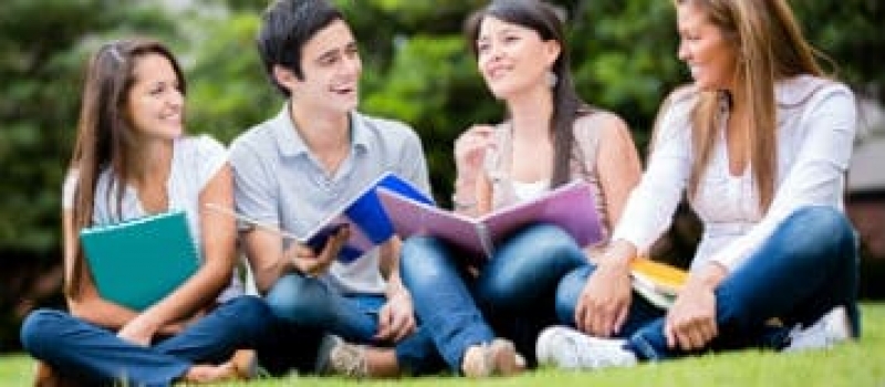 IELTS Students Studying